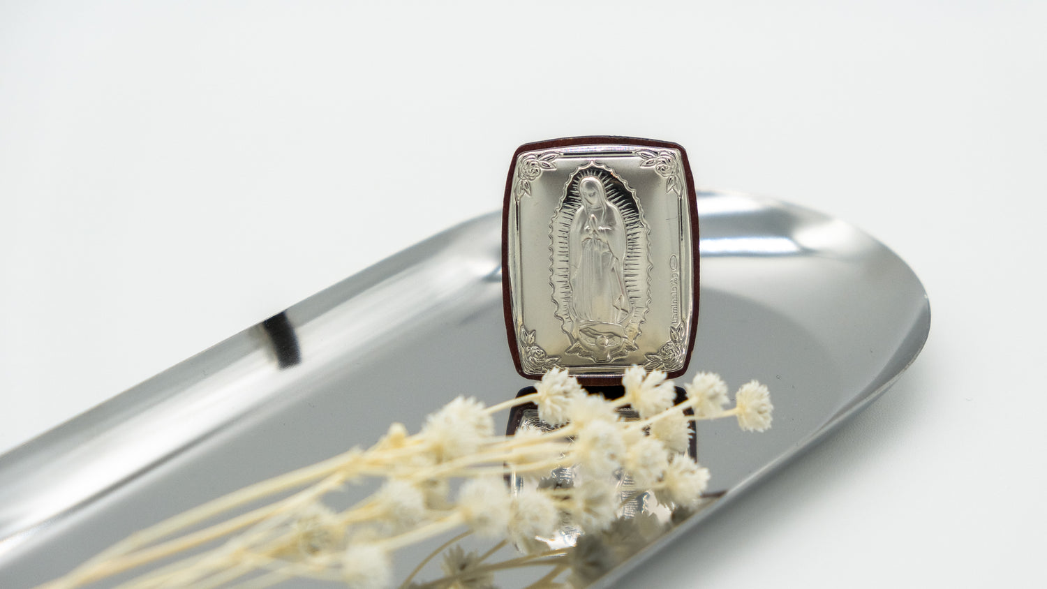 Mini Cuadro Repujado Virgen de Guadalupe