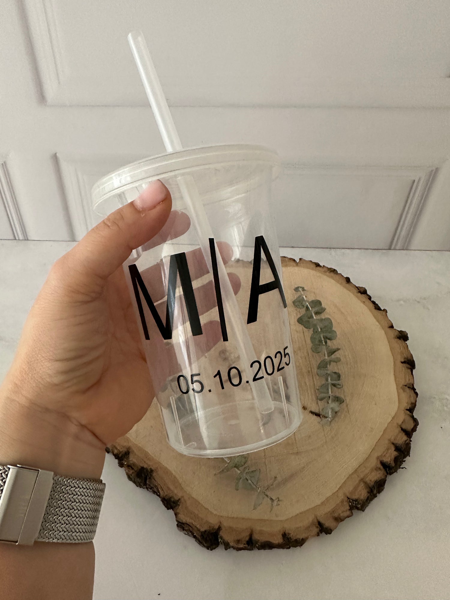 Vaso bachelor transparente de 16 oz.